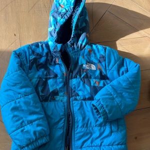 North face boys reversible coat 3t